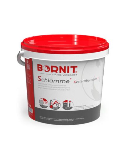 BORNIT® Schlämme (SB1) – minerali premaz za hidroizolaciju temelja i podruma