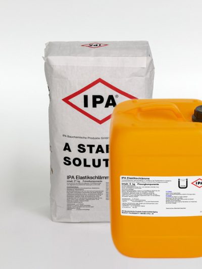IPA Elastikschlämme grau Komp. I+II – vlaknima ojačana dvokomponentna hidroizolacijska masa 30 kg